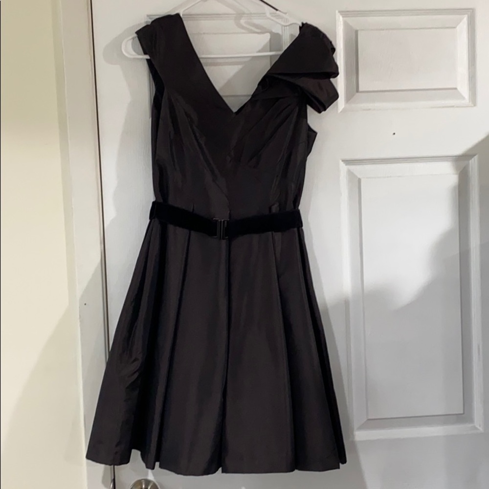 Black iridescent dress